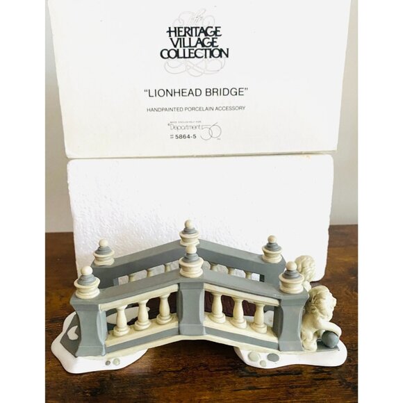 Department 56 Lionhead Bridge Heritage Village Collection #5864-5 With Orig Box - Picture 4 of 7